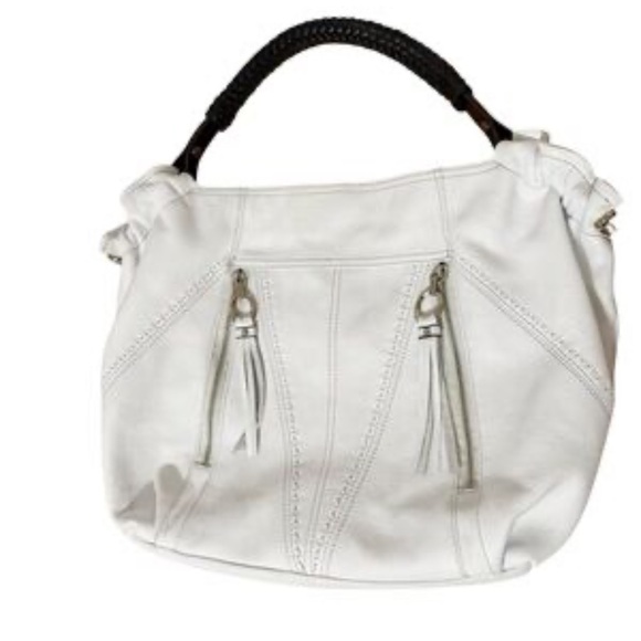 B. Makowsky hobo White shoulder bag - Picture 1 of 12